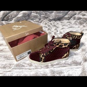 Christian Louboutin Louis Orlato women flat Velv Leopard